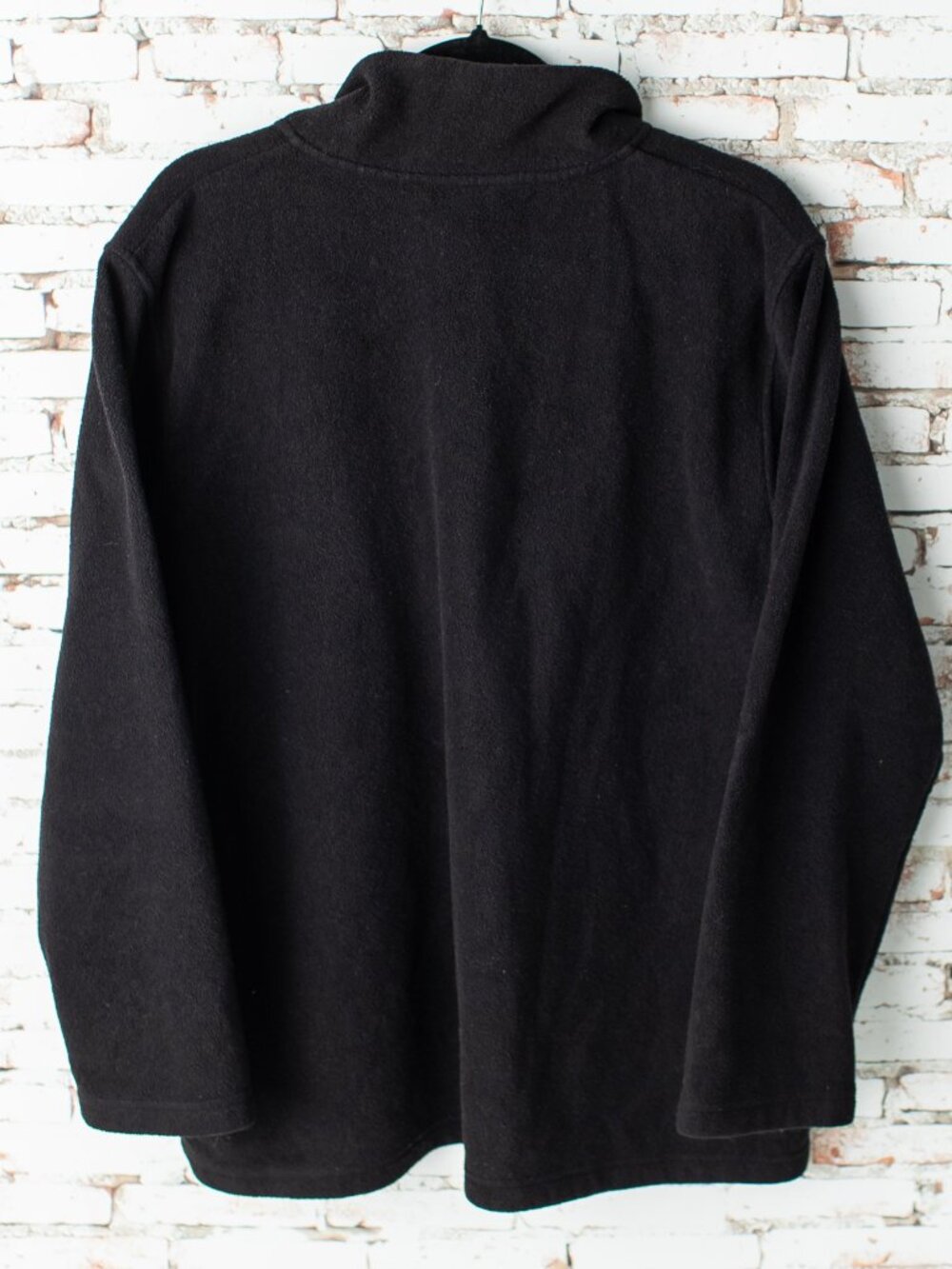 Lauren Ralph Lauren Men's 2X Black Fleece 1/4 Zip Pullover Sweater Crest Logo - Picture 5 of 7